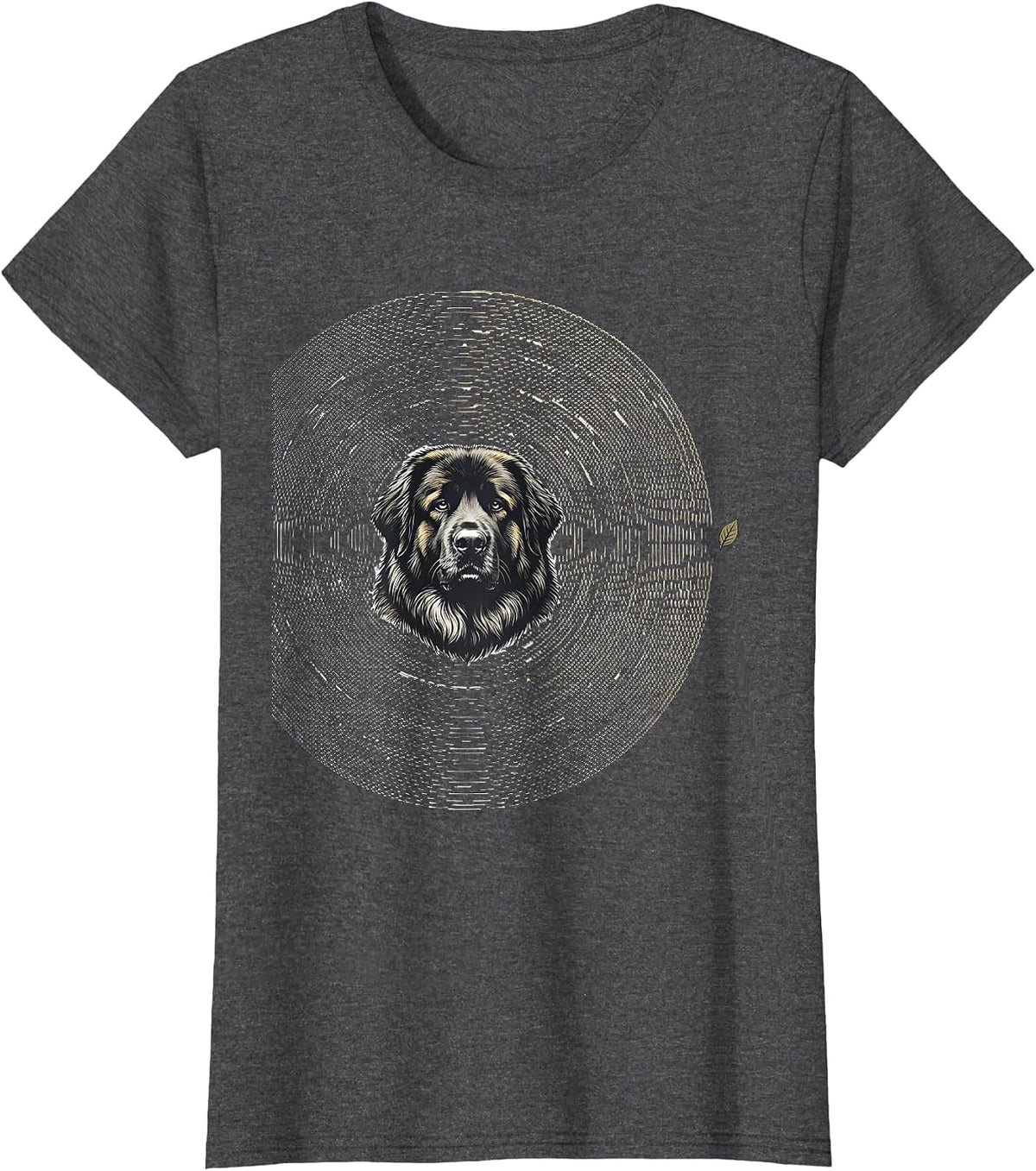 Women's Great Pyrenees Dog Owner Minimalist Pet Humor T-Shirt - Dark Heather Grey