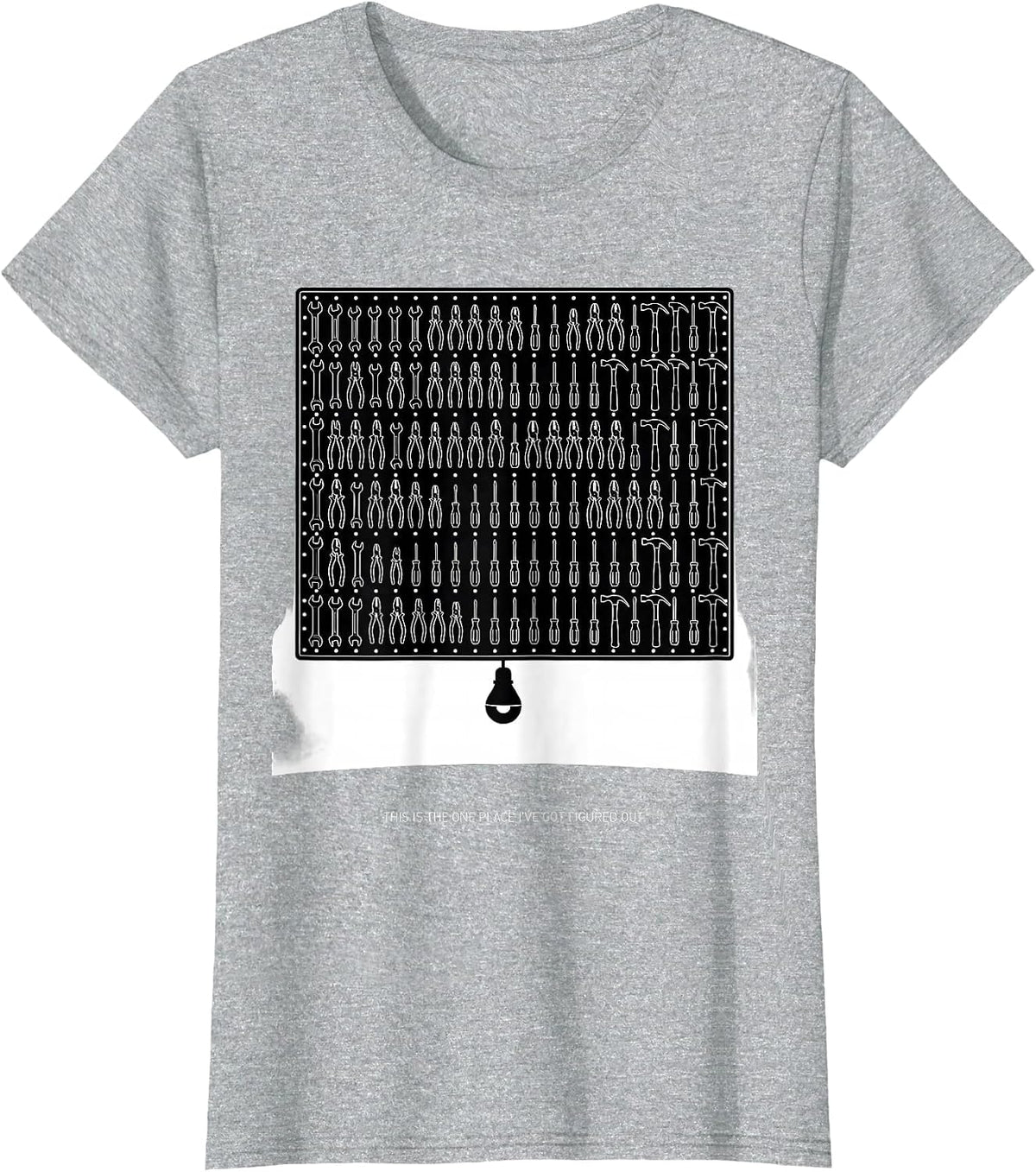 This Is The One Place I've Got Figured Out Mechanic T-Shirt - Heather Grey