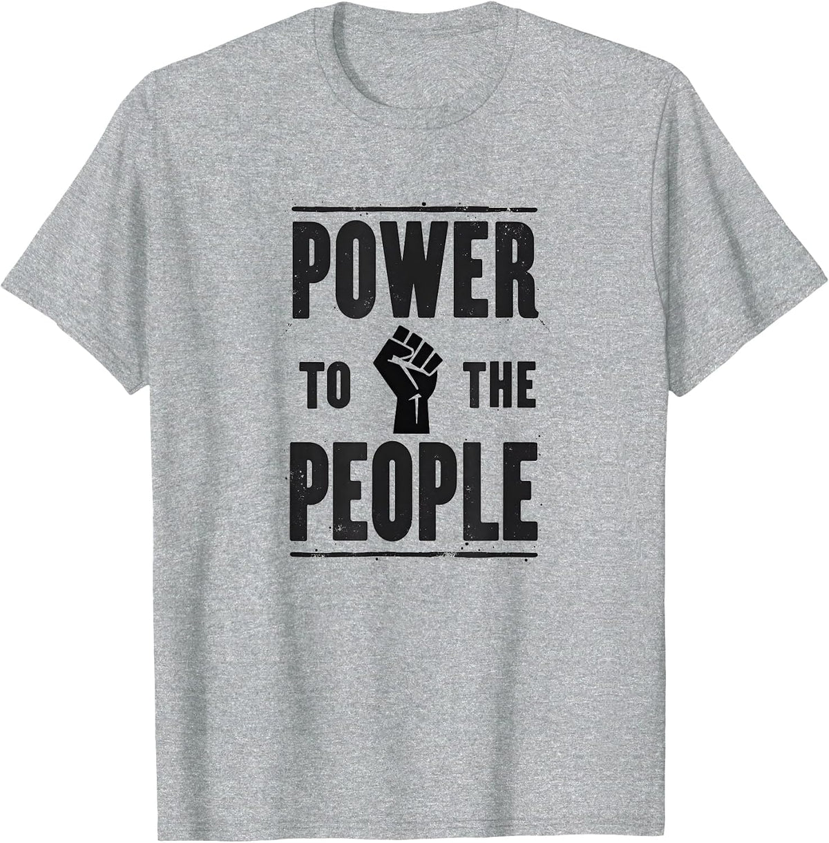 Power to the People Inauguration Design T-Shirt - Heather Grey