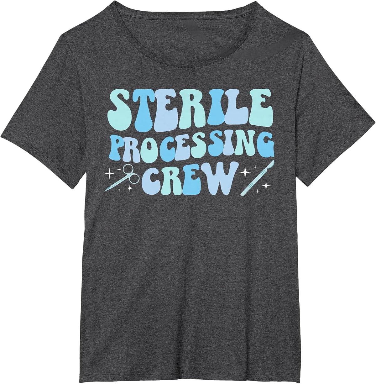 Sterile Processing Crew Sterile Processing Tech SPD Tech T-Shirt - Dark Heather Grey