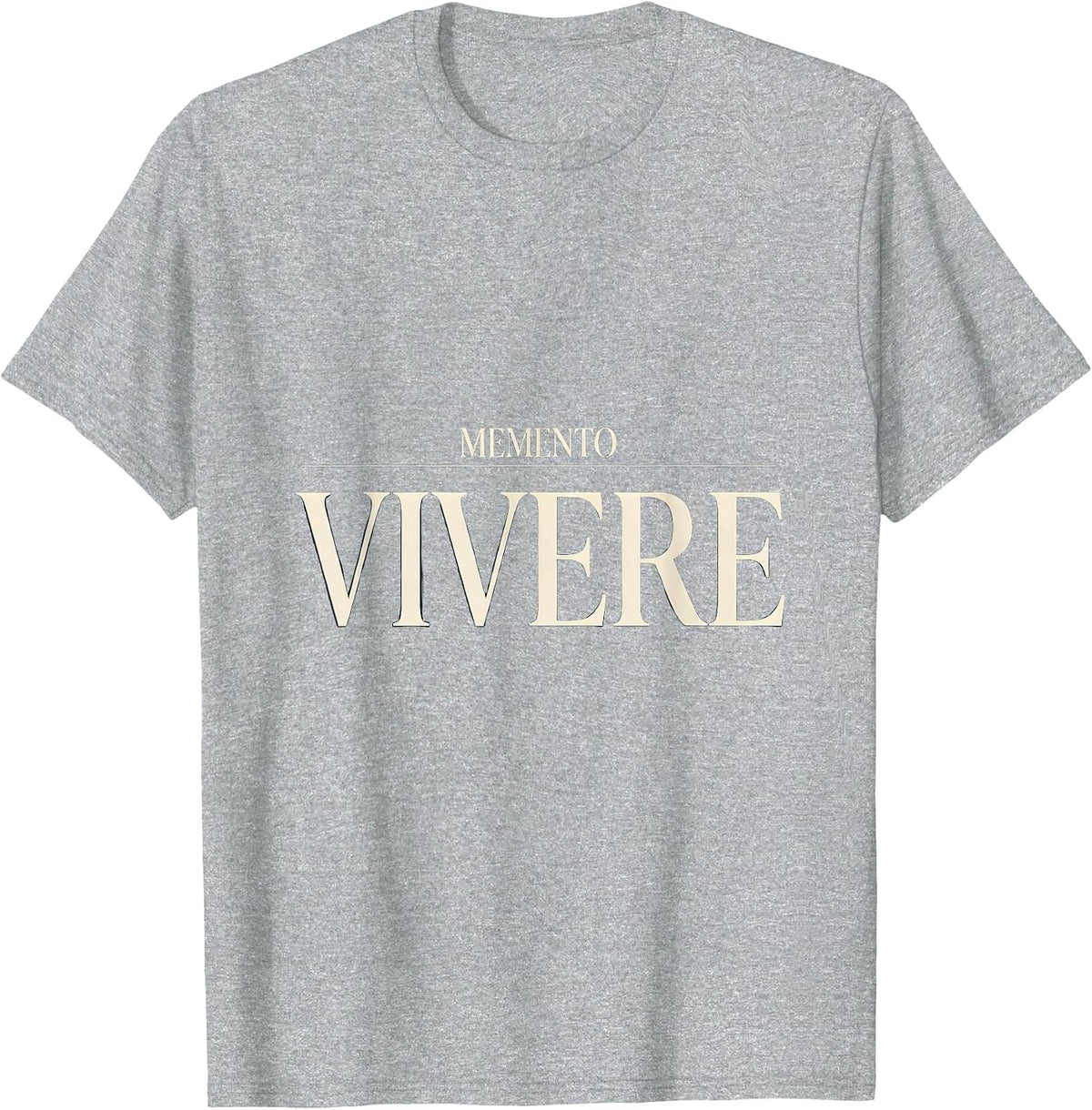 Men's Memento Vivere Stoic Philosophy Quote Marcus Aurelius Reader T-Shirt - Heather Grey