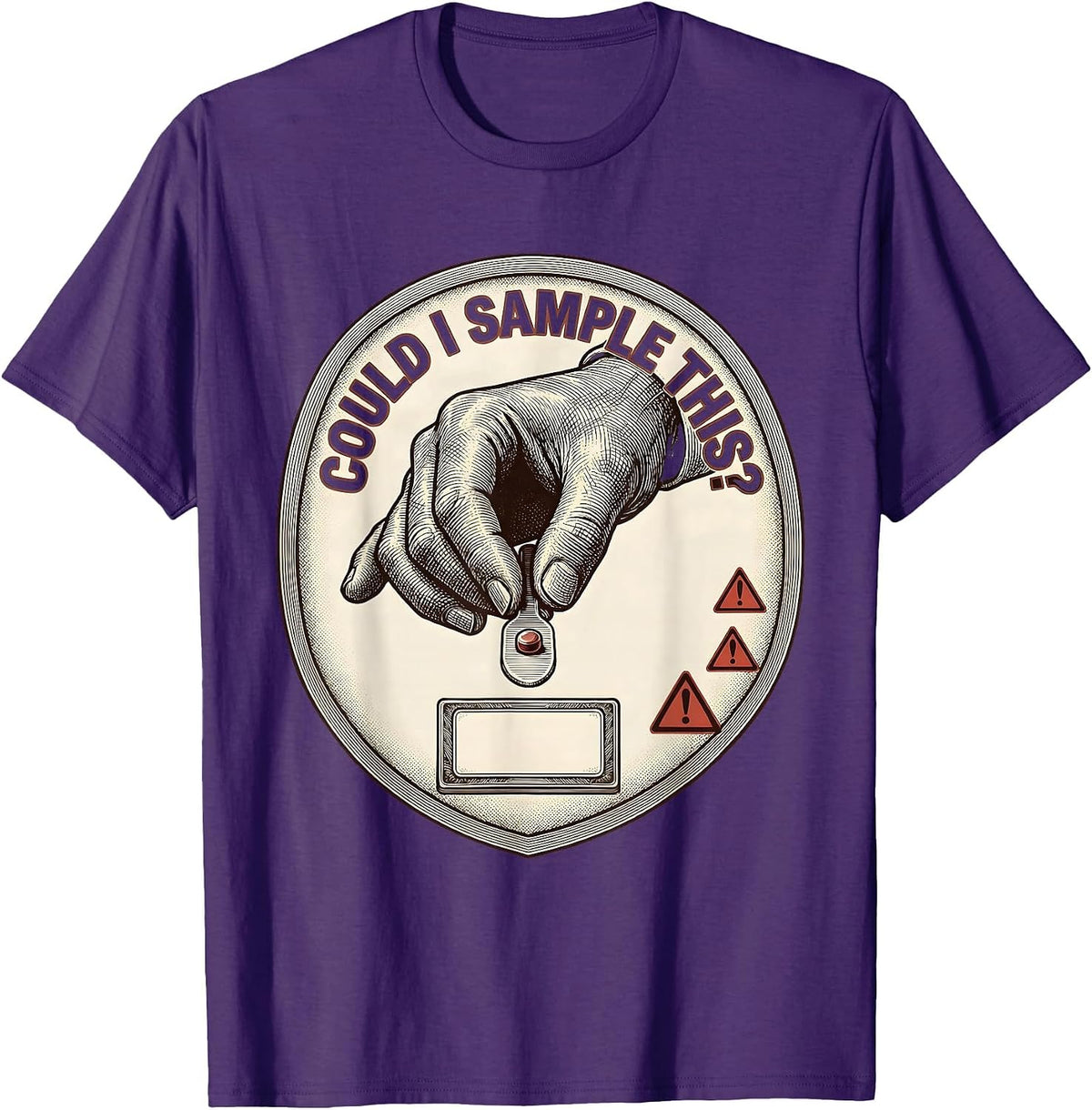Men's Could I Sample This Funny Periodic Table Chemistry Teacher T-Shirt - Purple