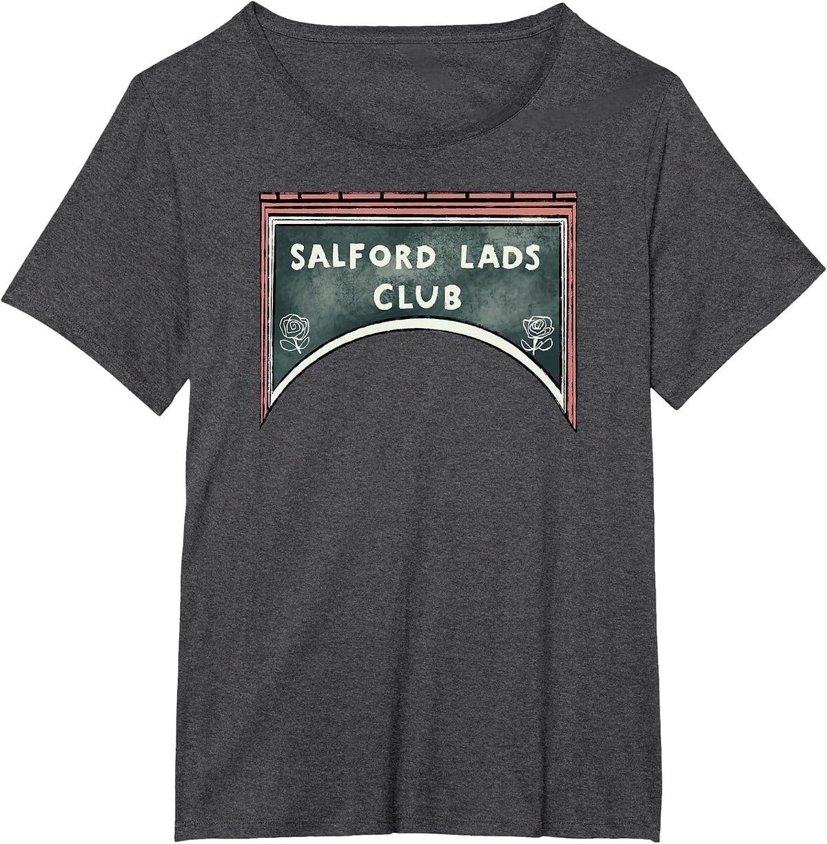 Salford Lads Indie Place T-Shirt - Dark Heather Grey