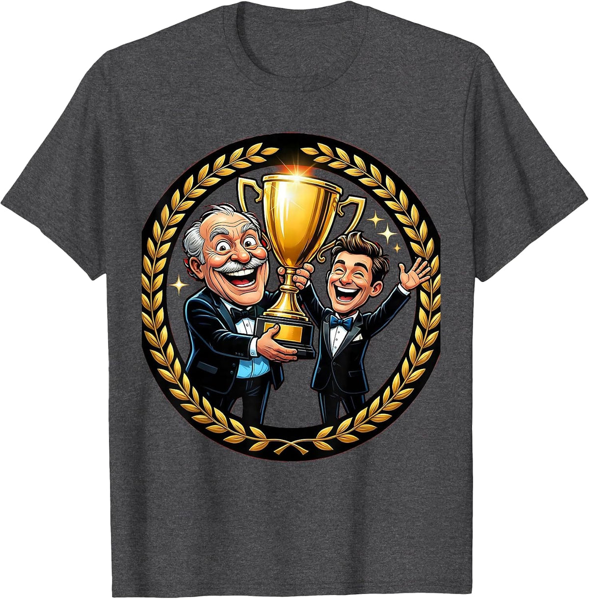 My Son In Law Is My Favorite Child Funny Gift T-Shirt - Dark Heather Grey