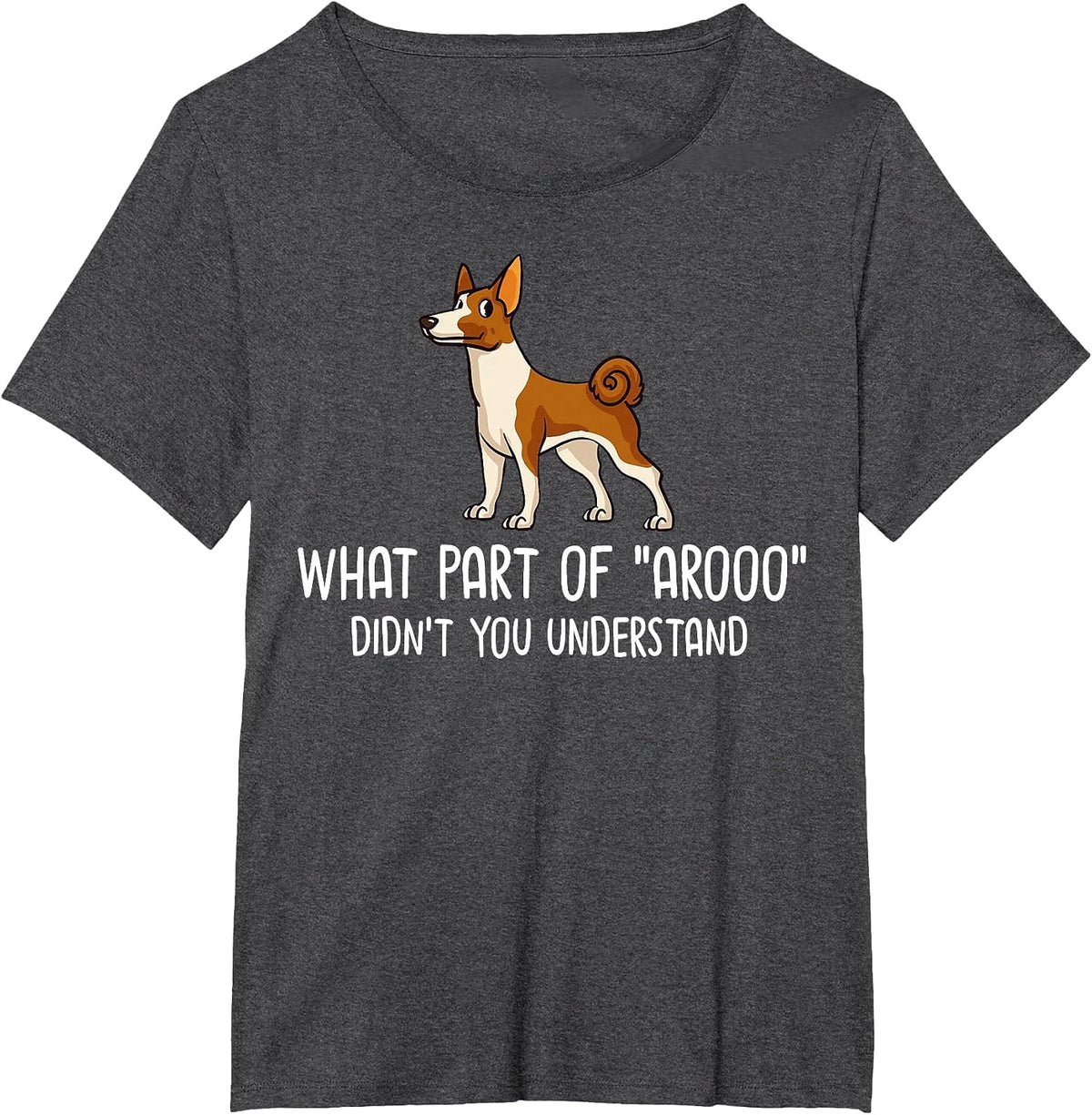 Basenji Dog Puppies Owner Lover T-Shirt - Dark Heather Grey