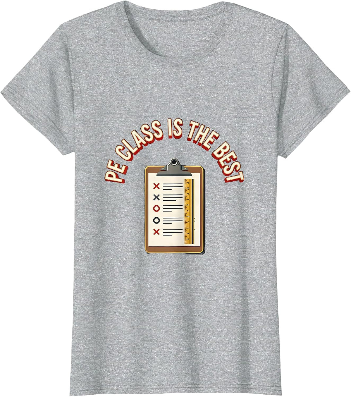 PE Class Is The Best Funny PE Teacher Back To School Humor T-Shirt - Heather Grey