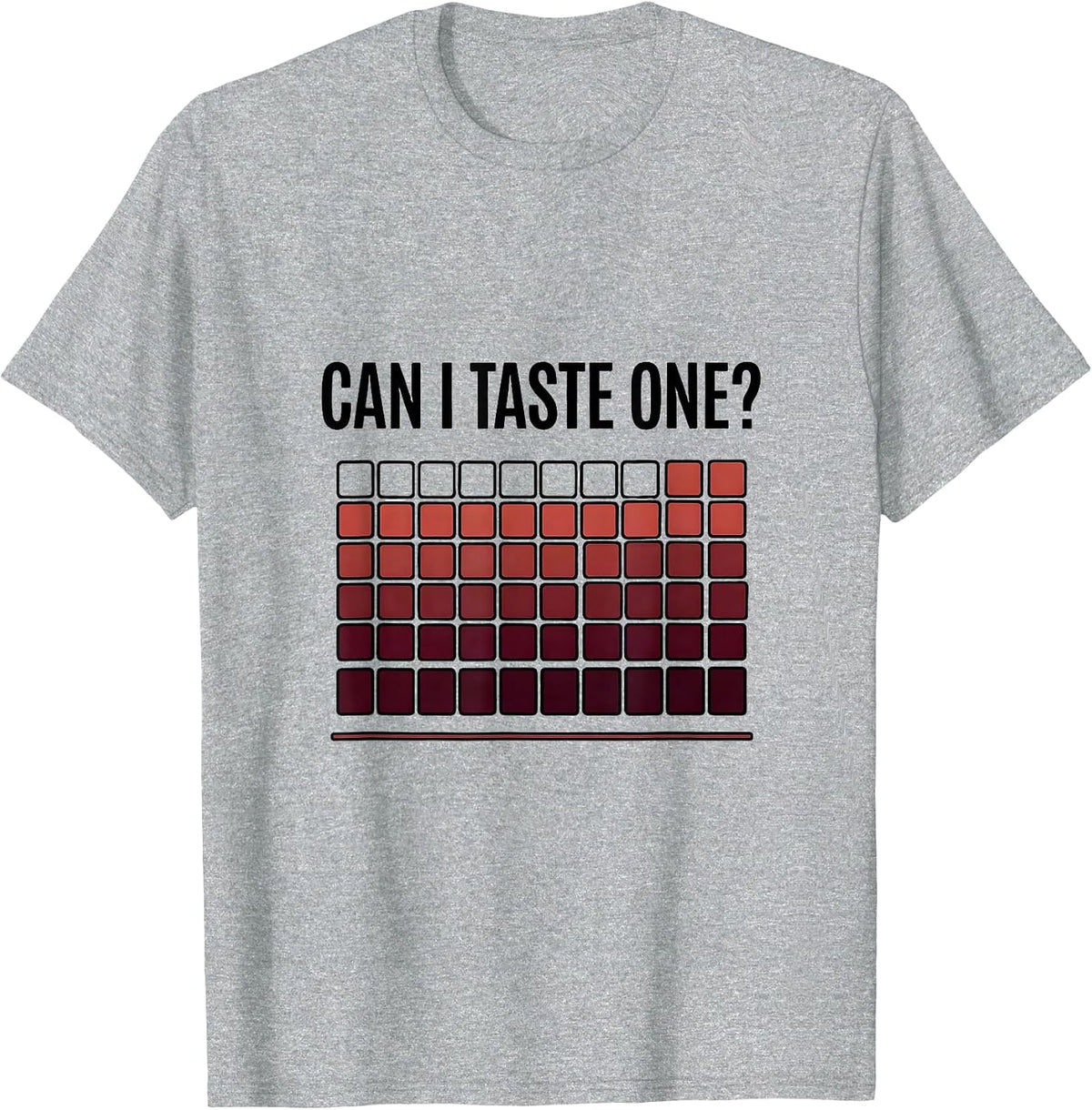 Men's Can I Taste One Funny Periodic Table Science Teacher Joke T-Shirt - Heather Grey