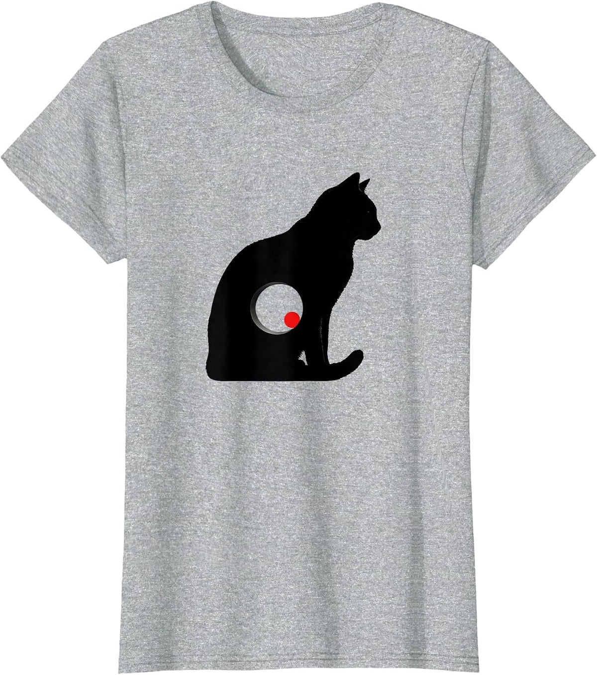 Schrödingers Cat Quantum Physics Nerd Humor T-Shirt - Heather Grey