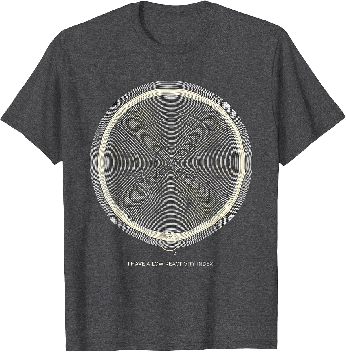 Men's I Have A Low Reactivity Index Funny Science Chemistry Nerd T-Shirt - Dark Heather Grey