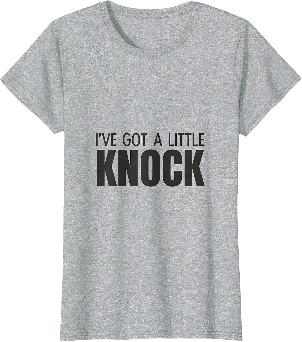 I've Got A Little Knock Funny Mechanic Car Engine Block T-Shirt - Heather Grey