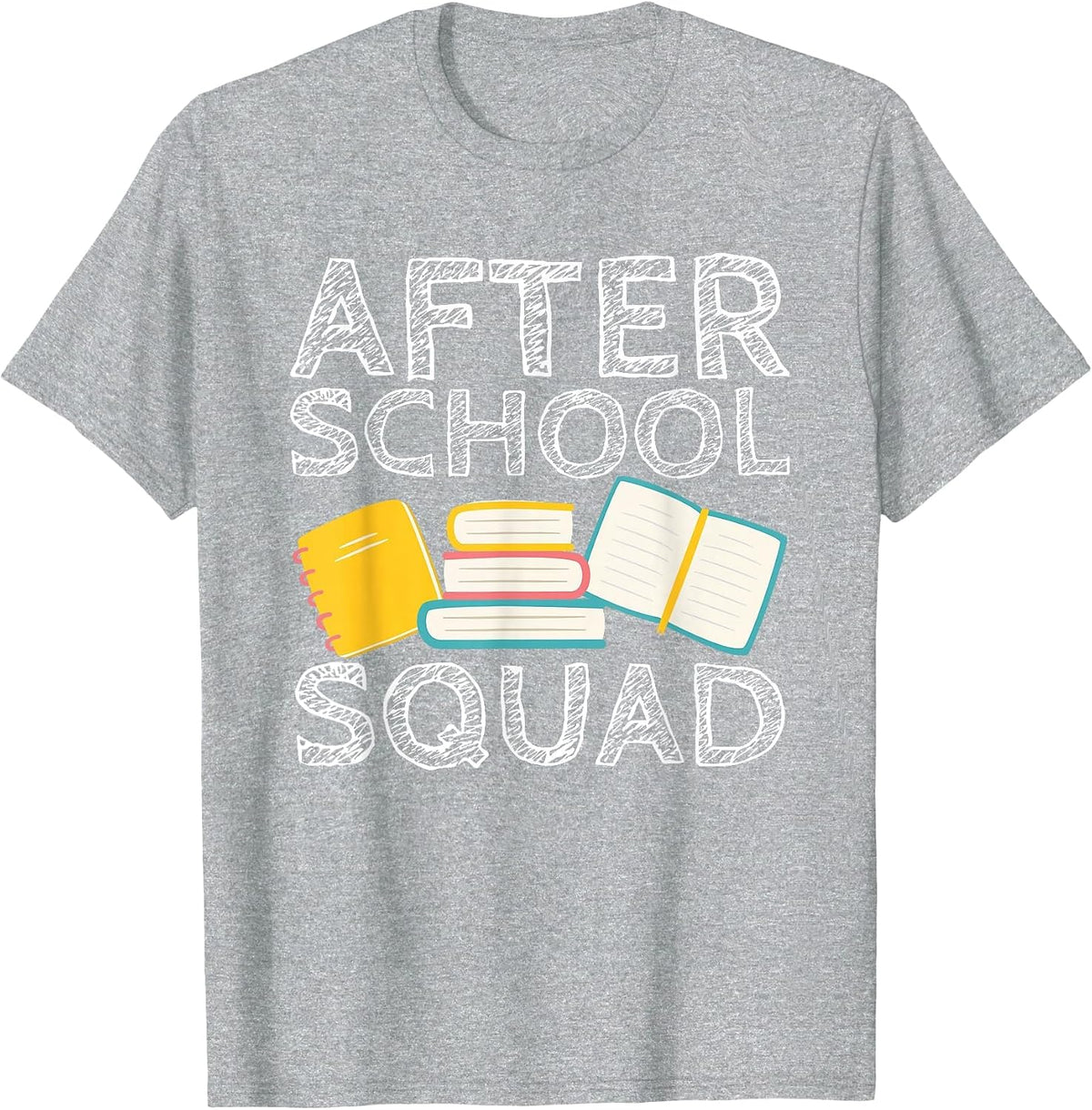 After School Squad Cool Teacher School Worker Teaching Staff T-Shirt - Heather Grey