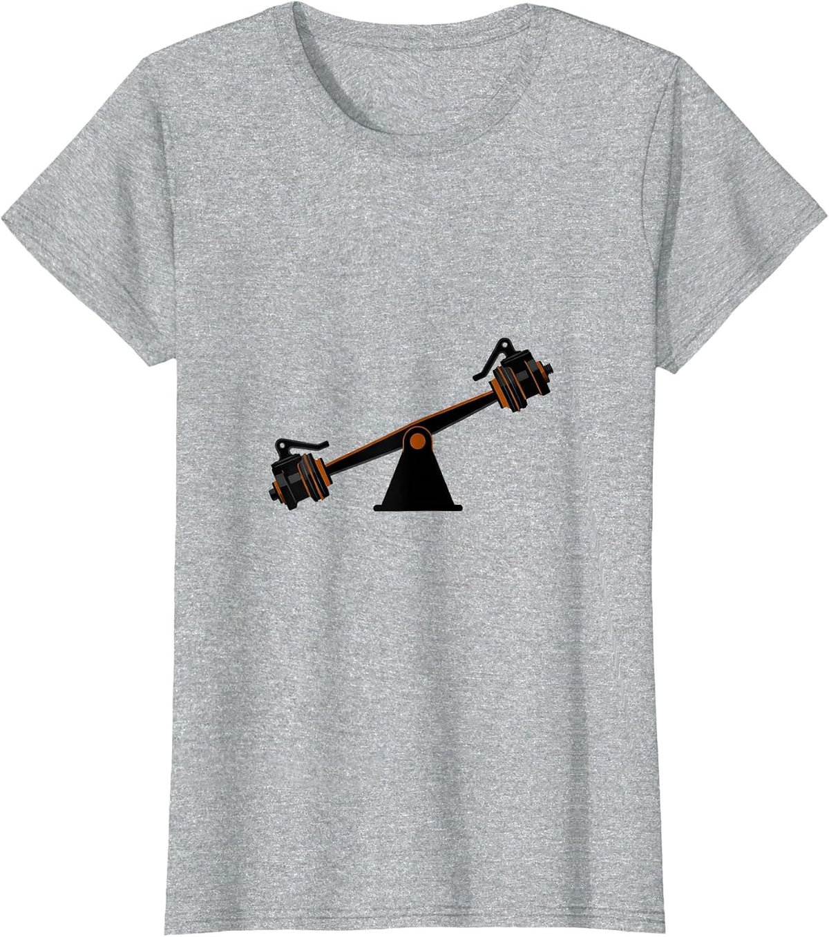 Rocker Arm Engine Block Humor Mechanic Garage T-Shirt - Heather Grey