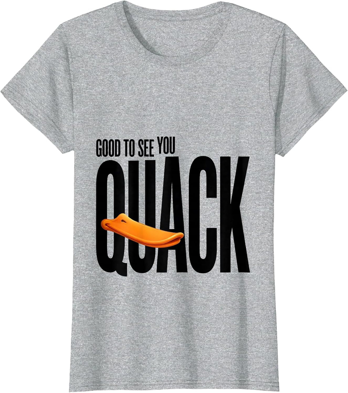 Good To See You, Quack Funny Duck Humor Novelty Gift T-Shirt - Heather Grey