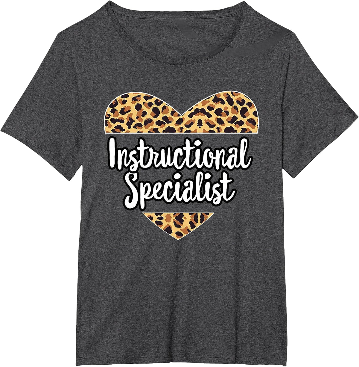 Cute Coach Crew Group Team Matching Instructional Specialist T-Shirt - Dark Heather Grey