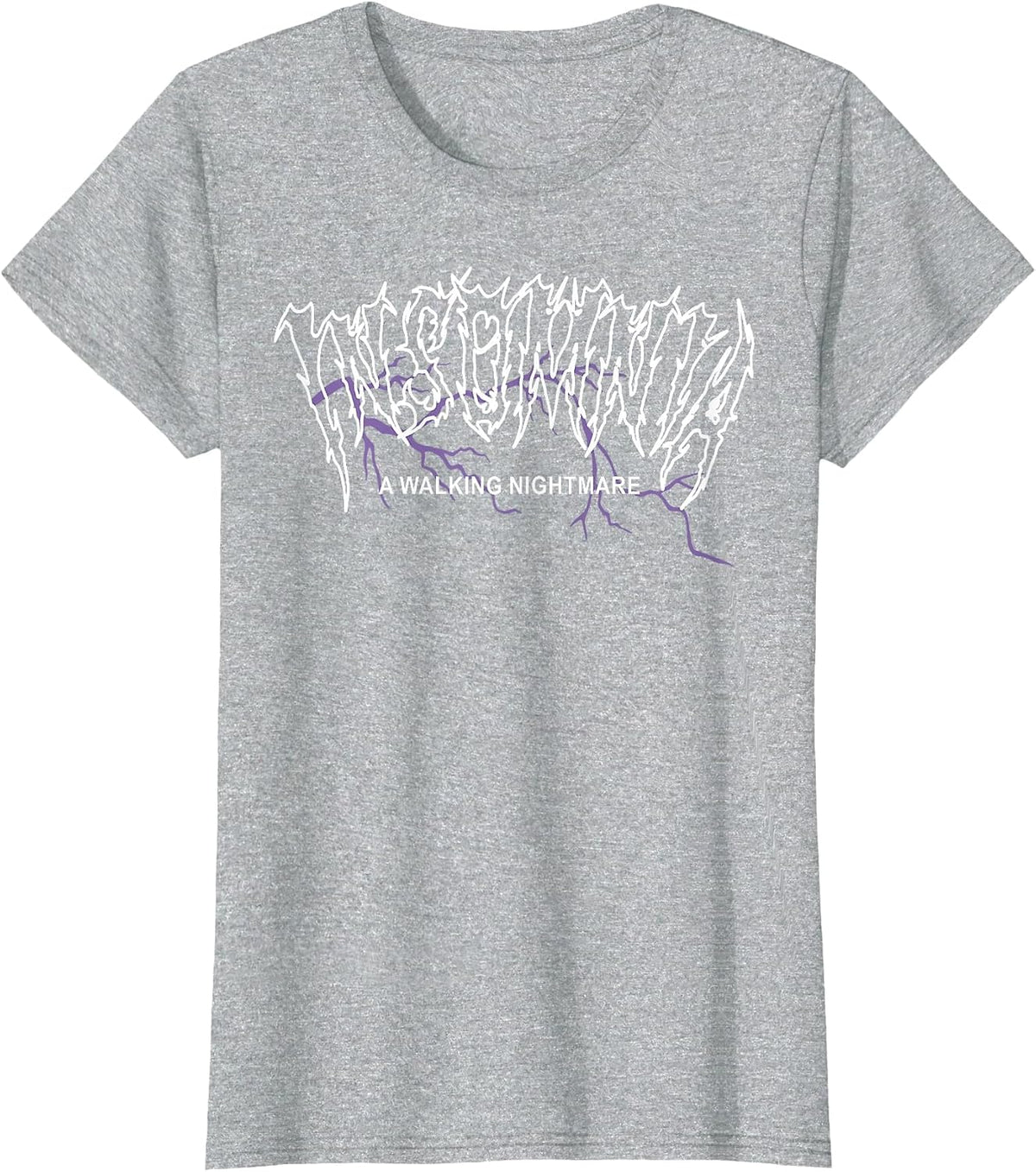 Insomnia Aesthetic Dark Soft Grunge Japan Goth Gamer T-Shirt - Heather Grey