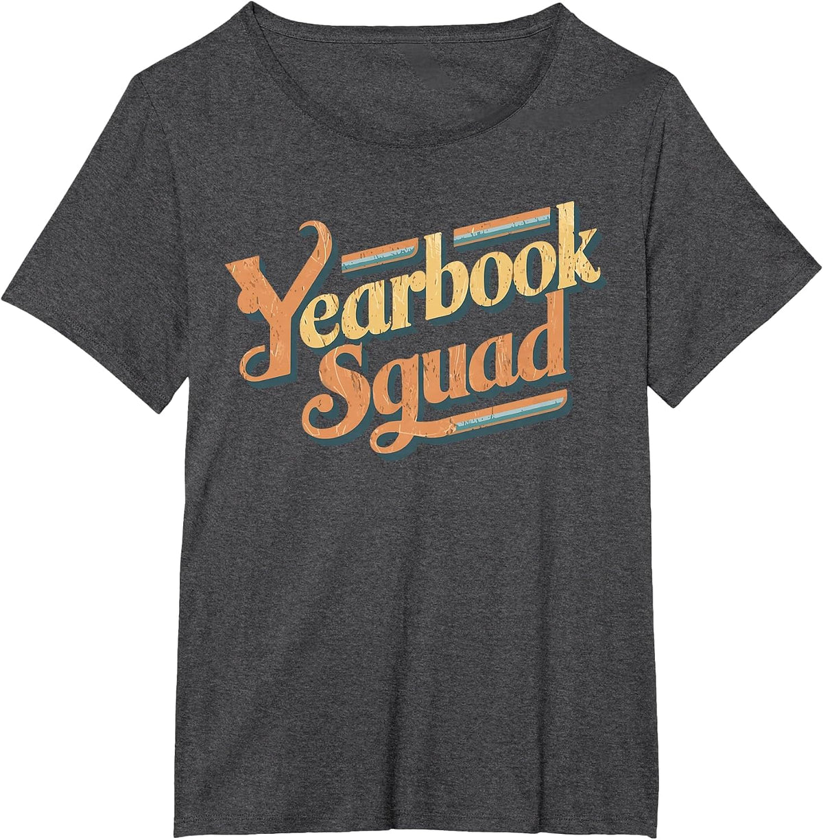 Yearbook Squad T-Shirt - Dark Heather Grey
