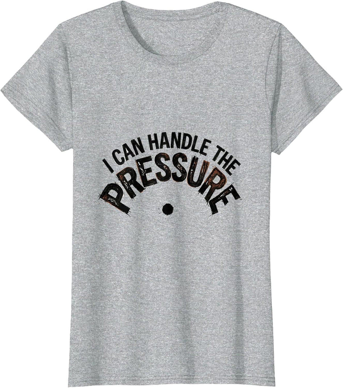 I Can Handle The Pressure Funny Science Nerd Periodic Table T-Shirt - Heather Grey