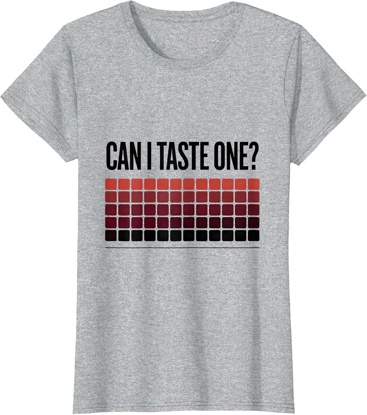 Can I Taste One Funny Periodic Table Science Teacher Joke T-Shirt - Heather Grey