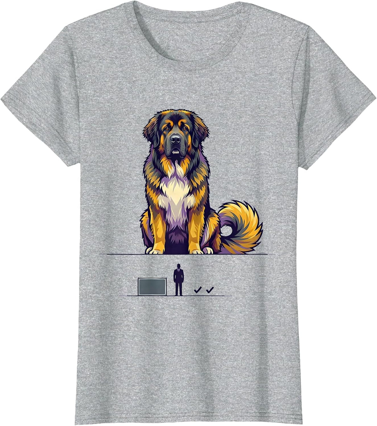 Women's Great Pyrenees Dog Owner Breed Pride Pet Humor T-Shirt - Heather Grey