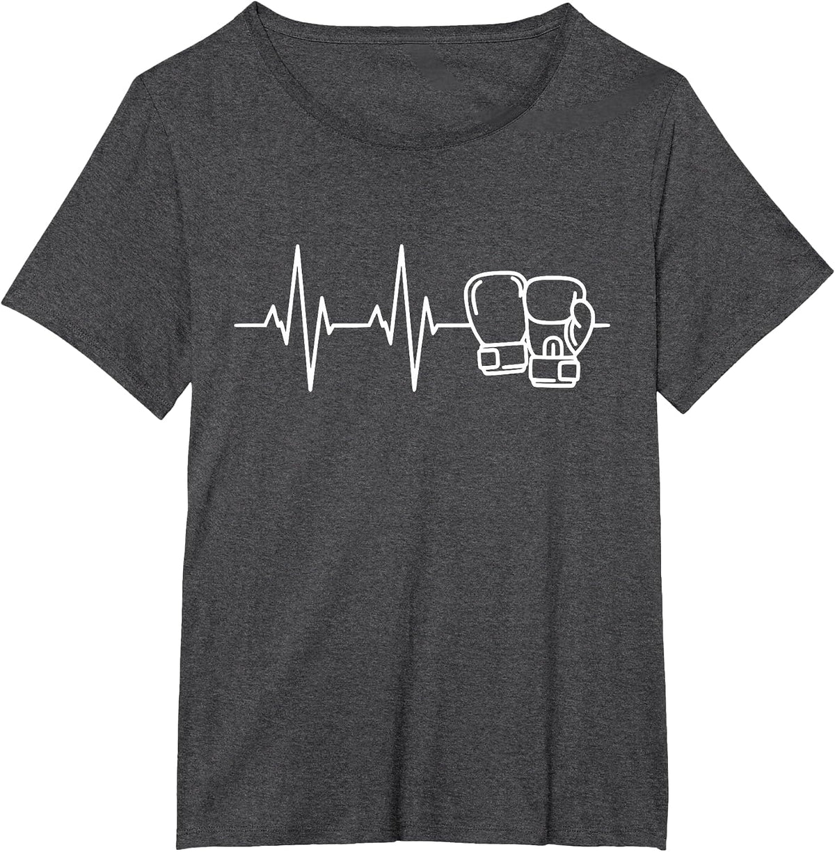 Heartbeat Boxing T-Shirt - Dark Heather Grey