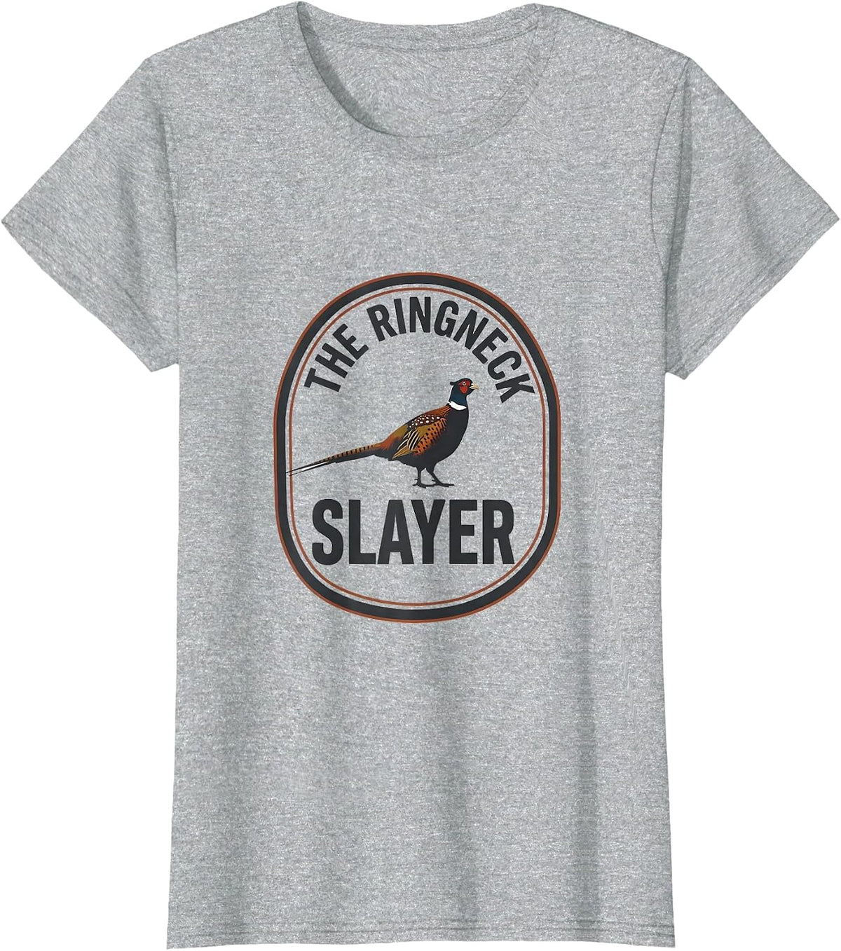 The Ringneck Slayer Vintage Upland Bird Hunting Pheasant T-Shirt - Heather Grey