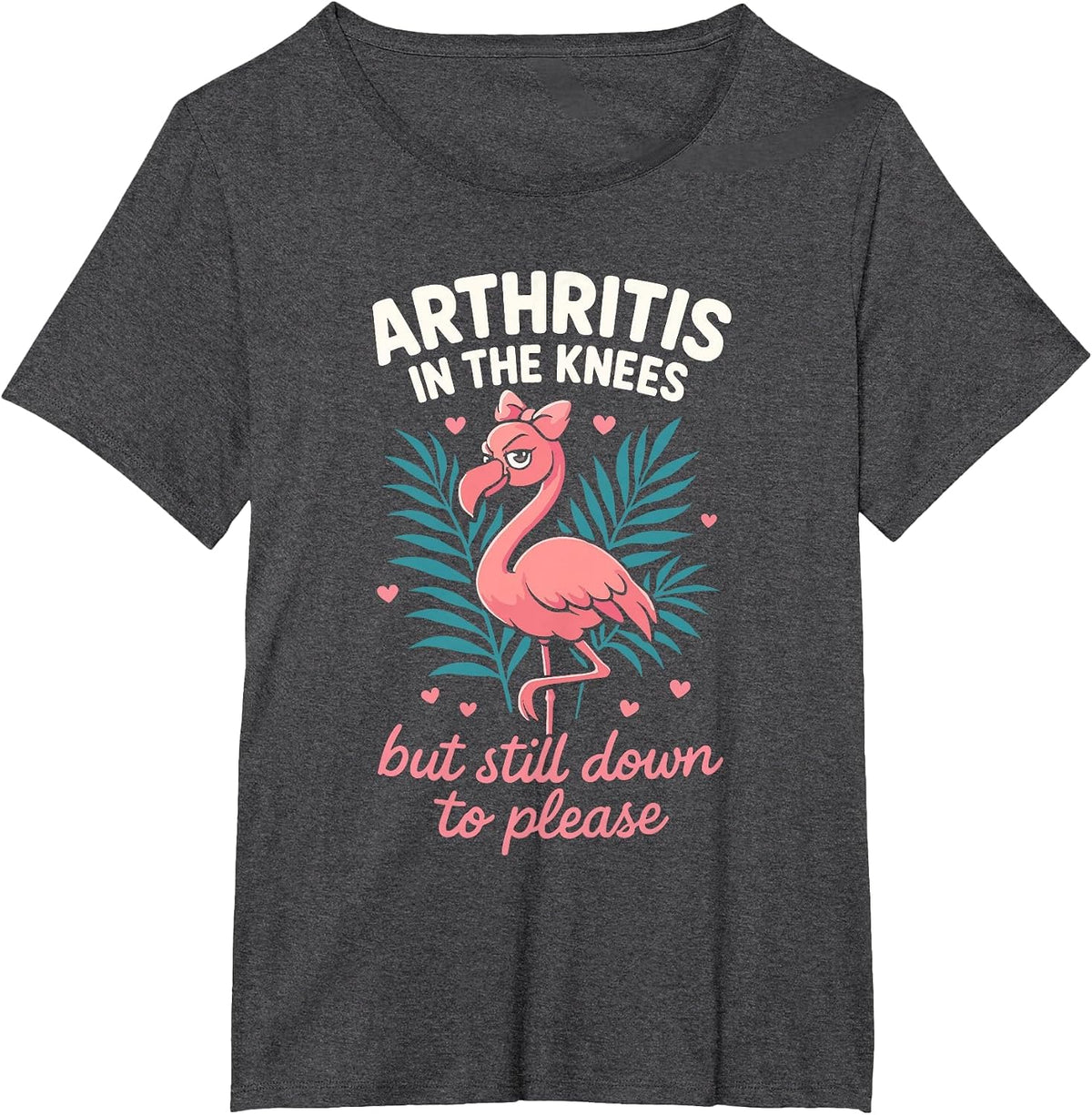 Funny Humor Grandma Grandmother Joke Arthritis in The Knees T-Shirt - Dark Heather Grey