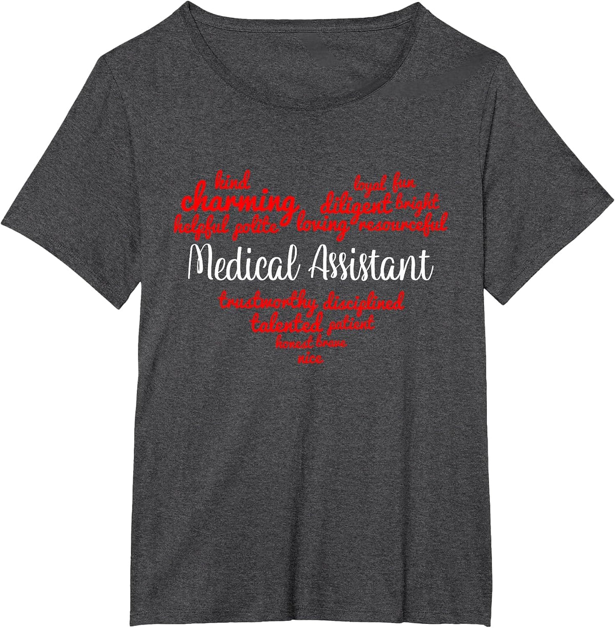 Medical Assistant T-Shirt - Dark Heather Grey