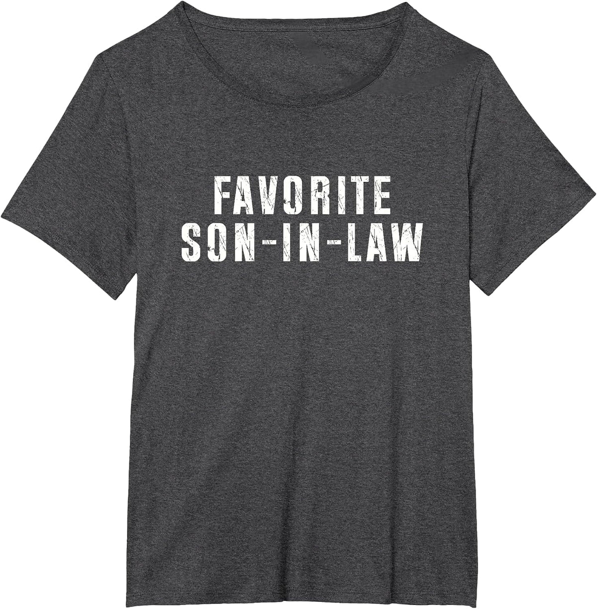 Favorite Son in Law for the Best Son-in-Law T-Shirt - Dark Heather Grey