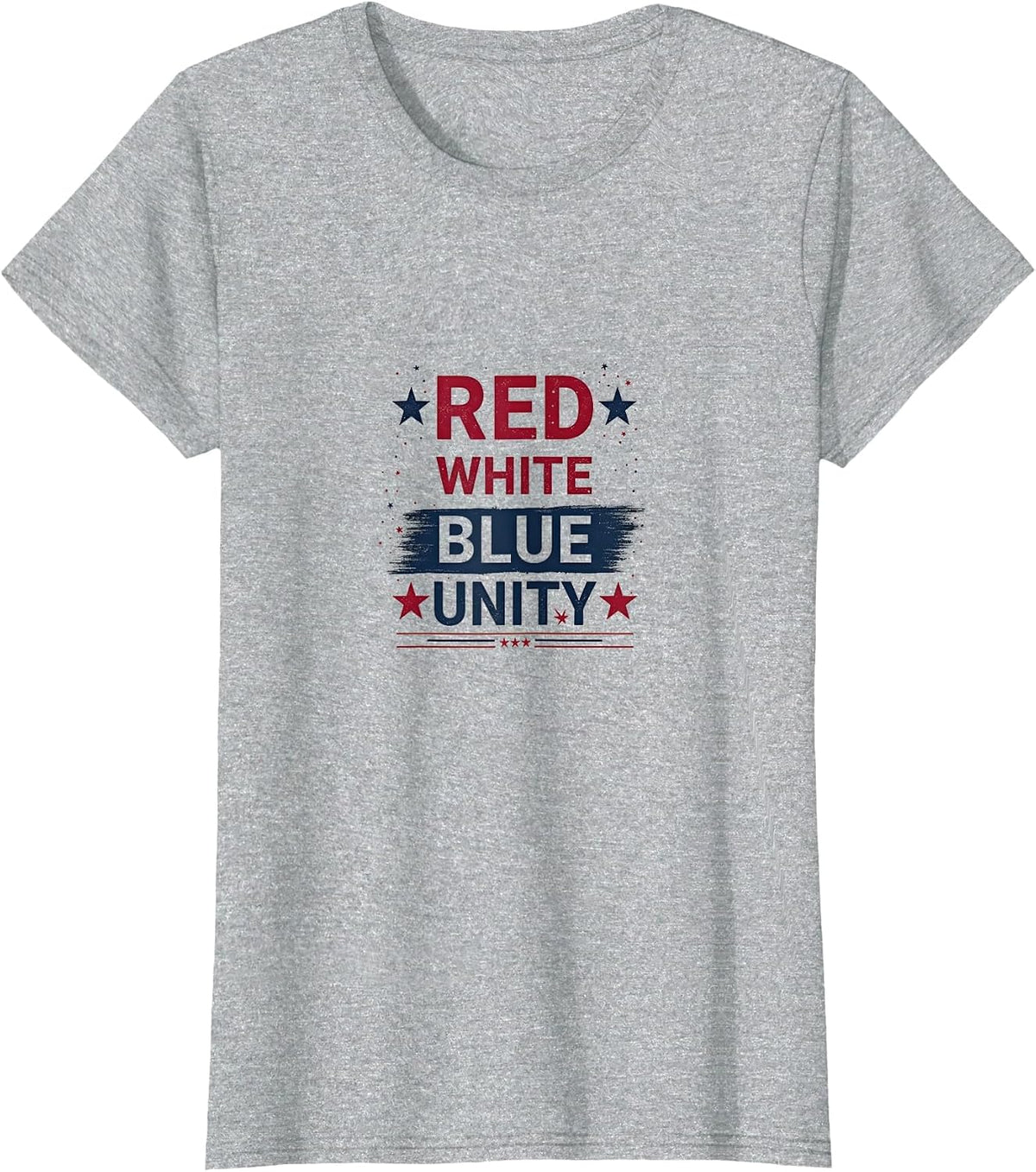 Red White Blue Unity Inauguration Day 2025 T-Shirt - Heather Grey