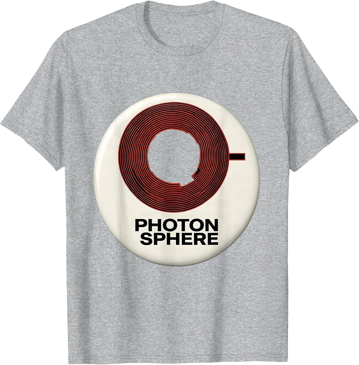 Men's Photon Sphere Swiss International Astrophysics Enthusiast T-Shirt - Heather Grey