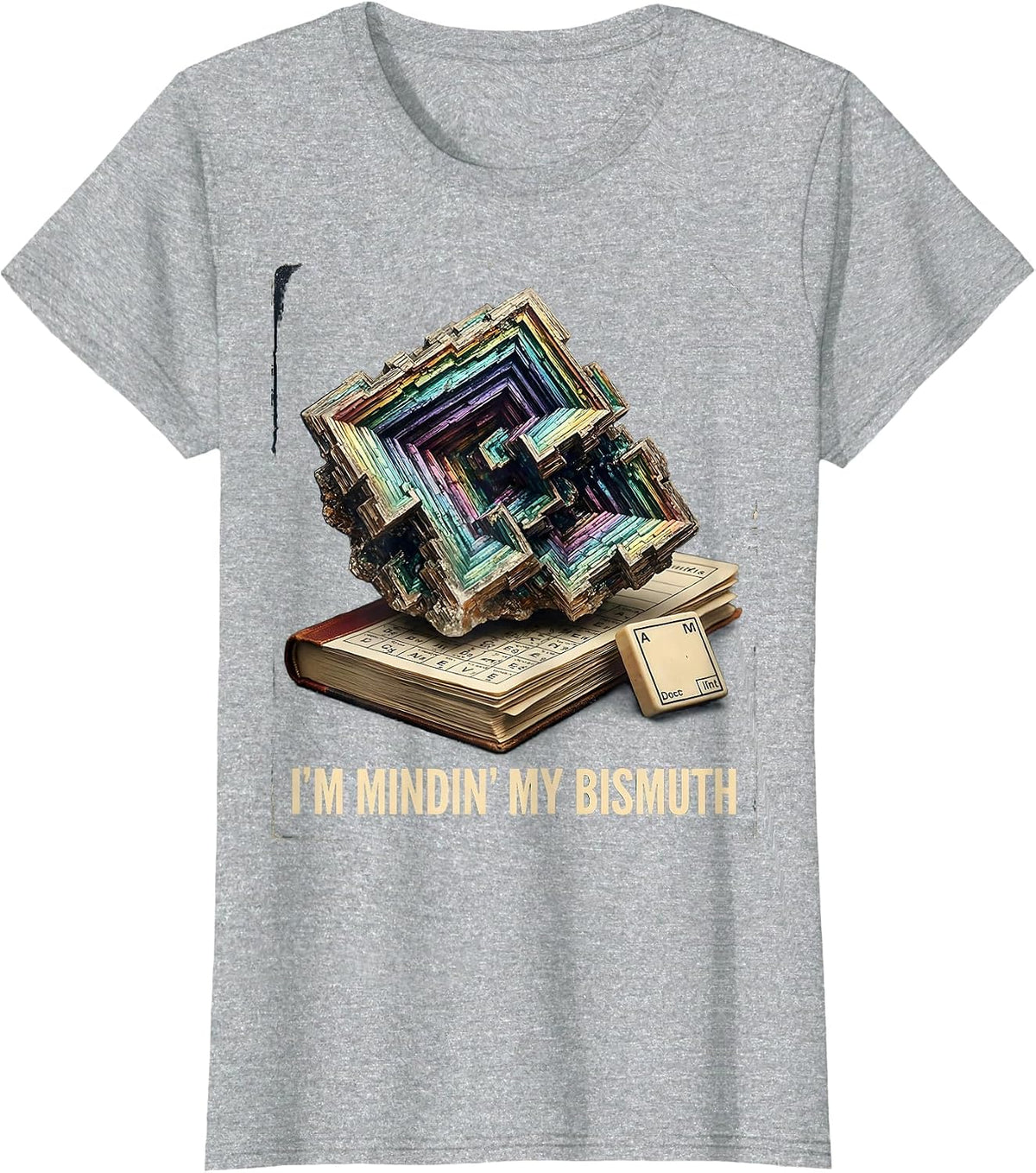 I’m Mindin’ My Bismuth Vintage Chemistry Pun Science Teacher T-Shirt - Heather Grey