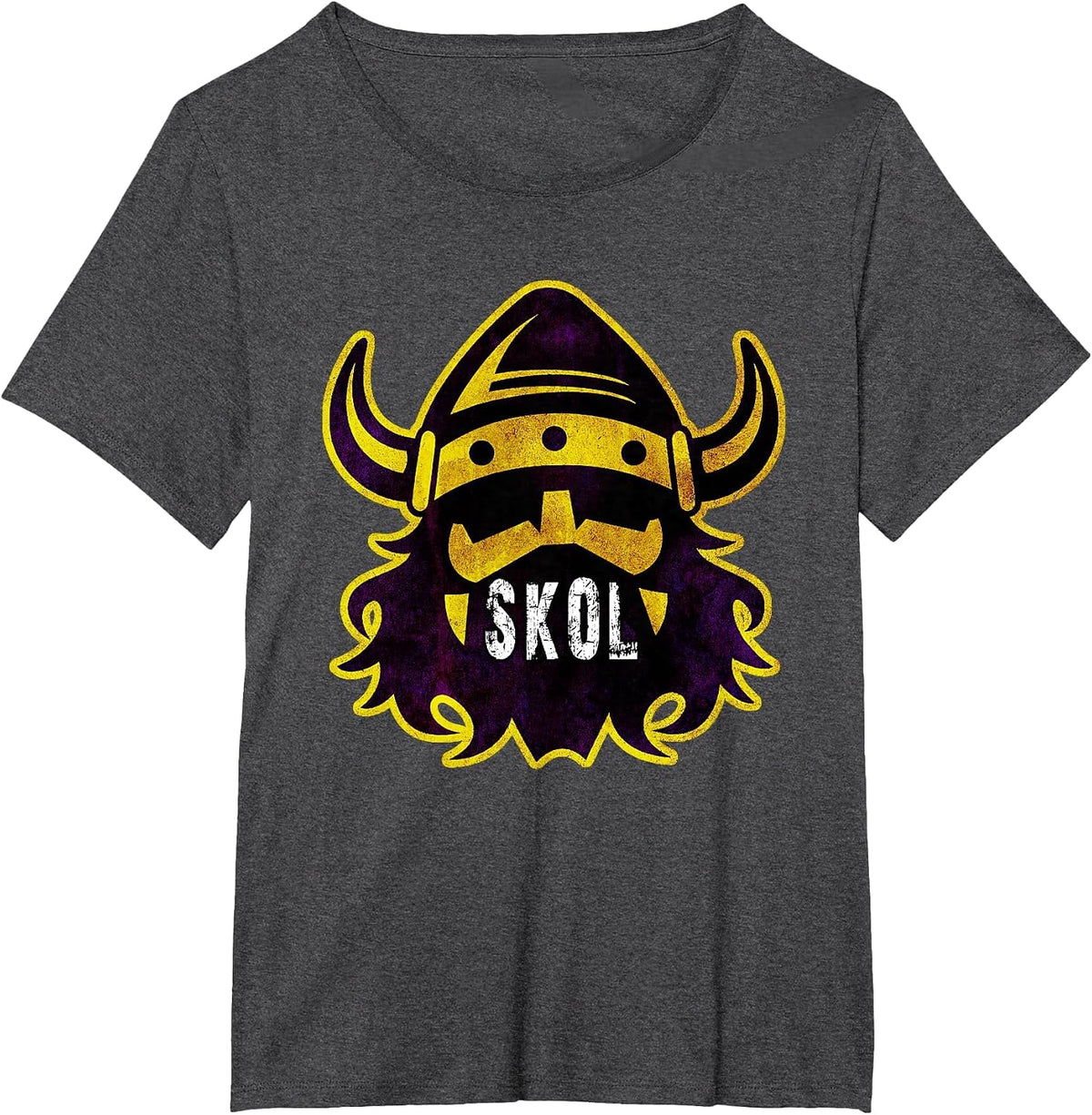 The Nordic Scandinavian Warrior & Norse Skol Vikings T-Shirt T-Shirt - Dark Heather Grey