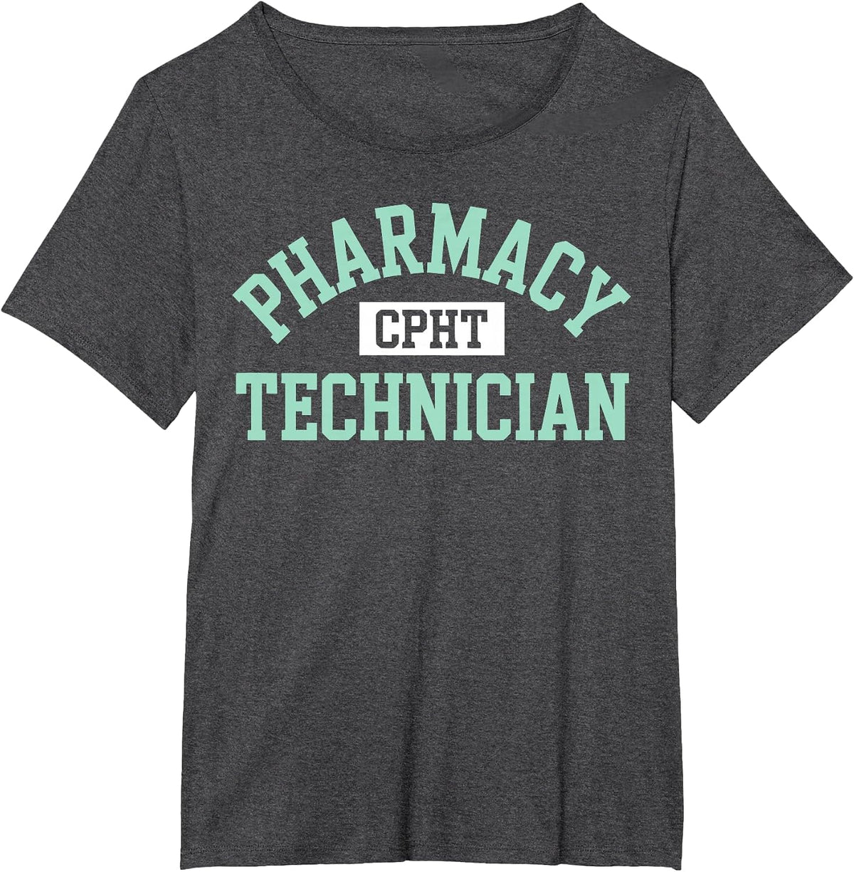 CPhT Pharmacy Technician T-Shirt - Dark Heather Grey