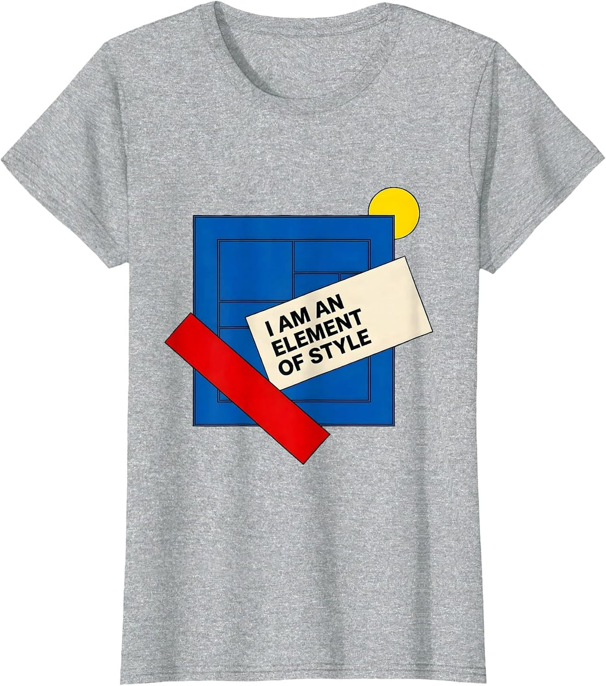 I Am An Element Of Style Bauhaus Modernist Chemistry Teacher T-Shirt - Heather Grey