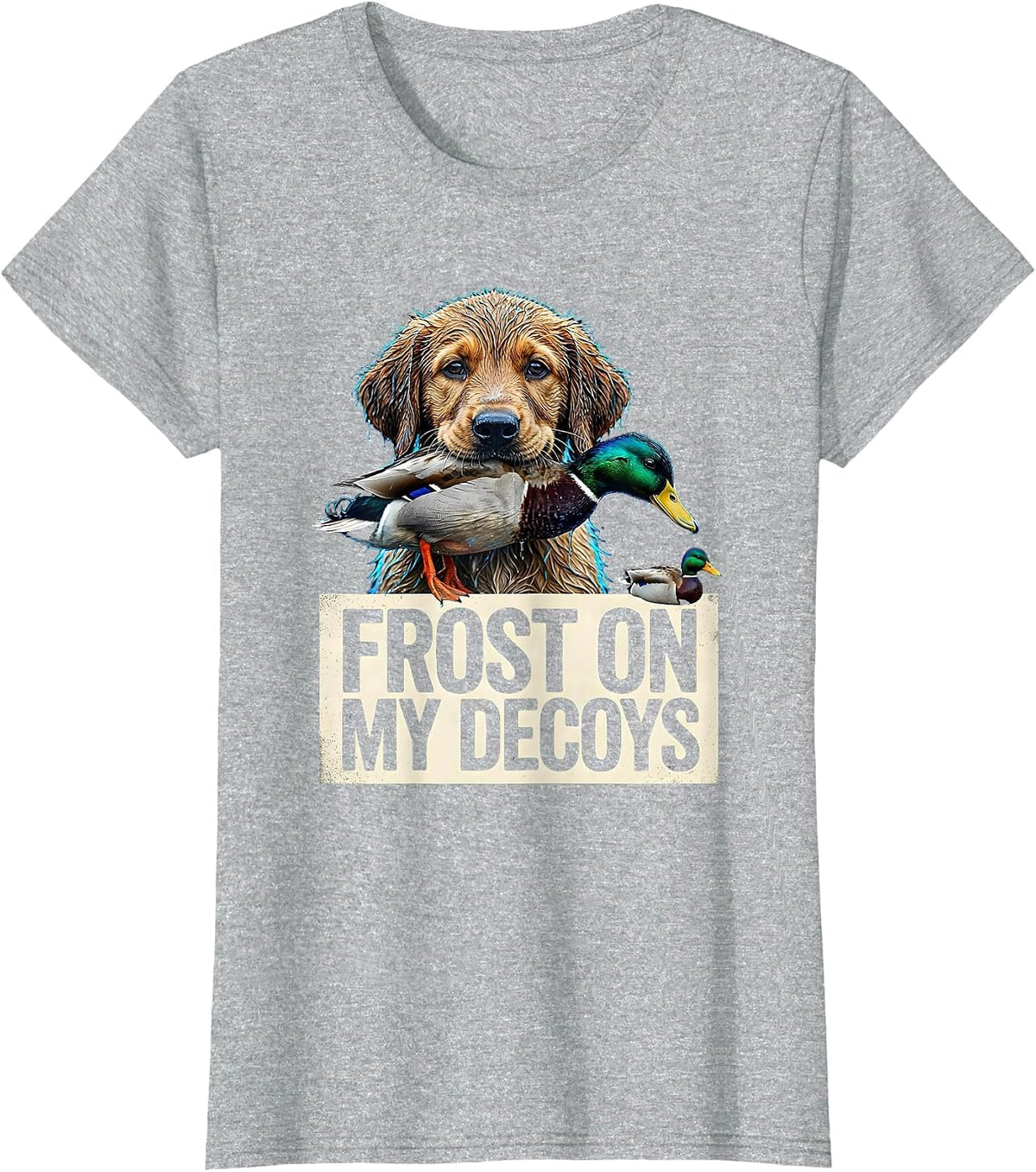 Frost On My Decoys Streetwear Local Boy Southern Duck T-Shirt - Heather Grey