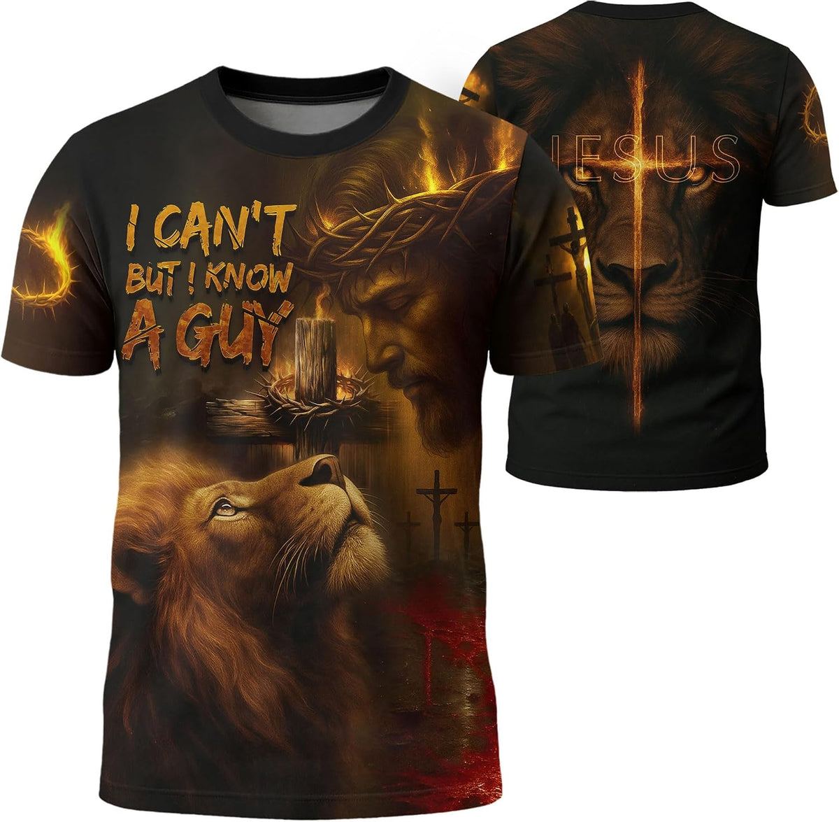 I Can't But I Know A Guy T Shirts For Men, Mens Religious Tees - Ds02