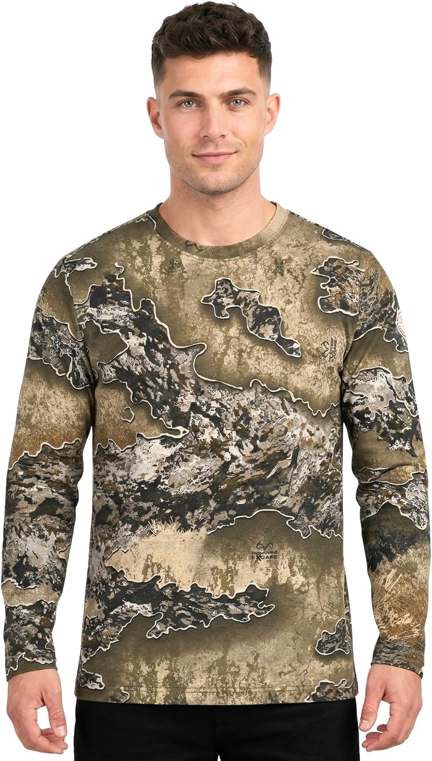 Realtree Camo Crewneck Tees - Realtree Excape