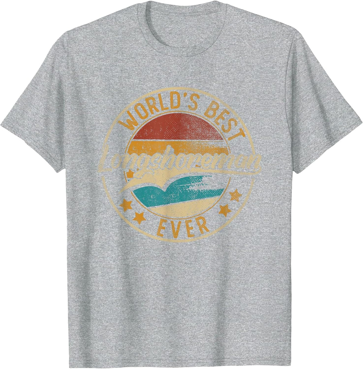Worlds Best Longshoreman | Dock Worker T-Shirt - Heather Grey
