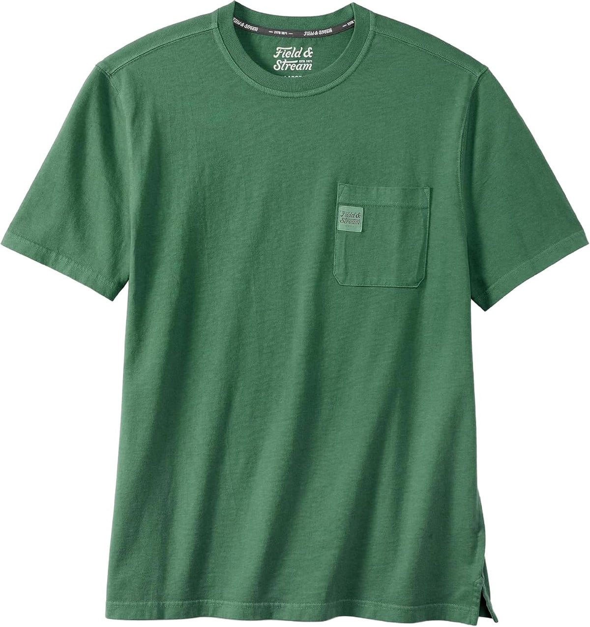 Field & Stream Men's Flush Out Short Sleeve Pocket Tee Shirt - Field Green