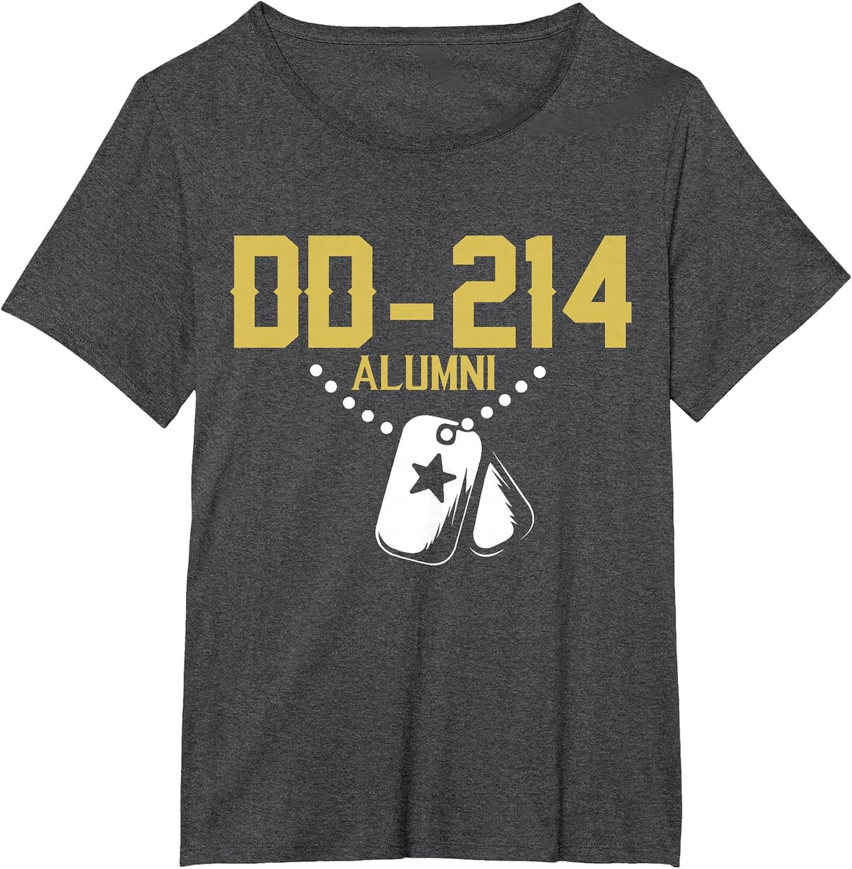 DD-214 US Army Alumni Vintage T-Shirt - Dark Heather Grey