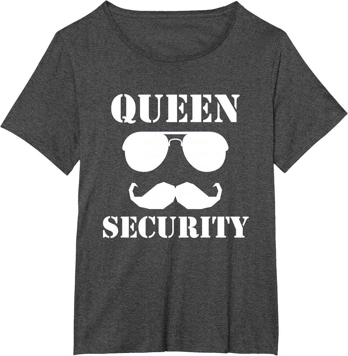 Queen Security Family Guardian Safety Patrol T-Shirt - Dark Heather Grey