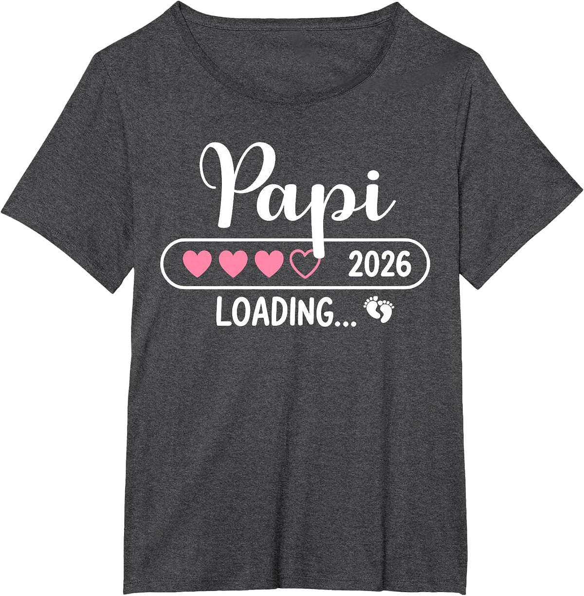 Papi 2026 Loading New Papi Est 2026 T-Shirt - Dark Heather Grey