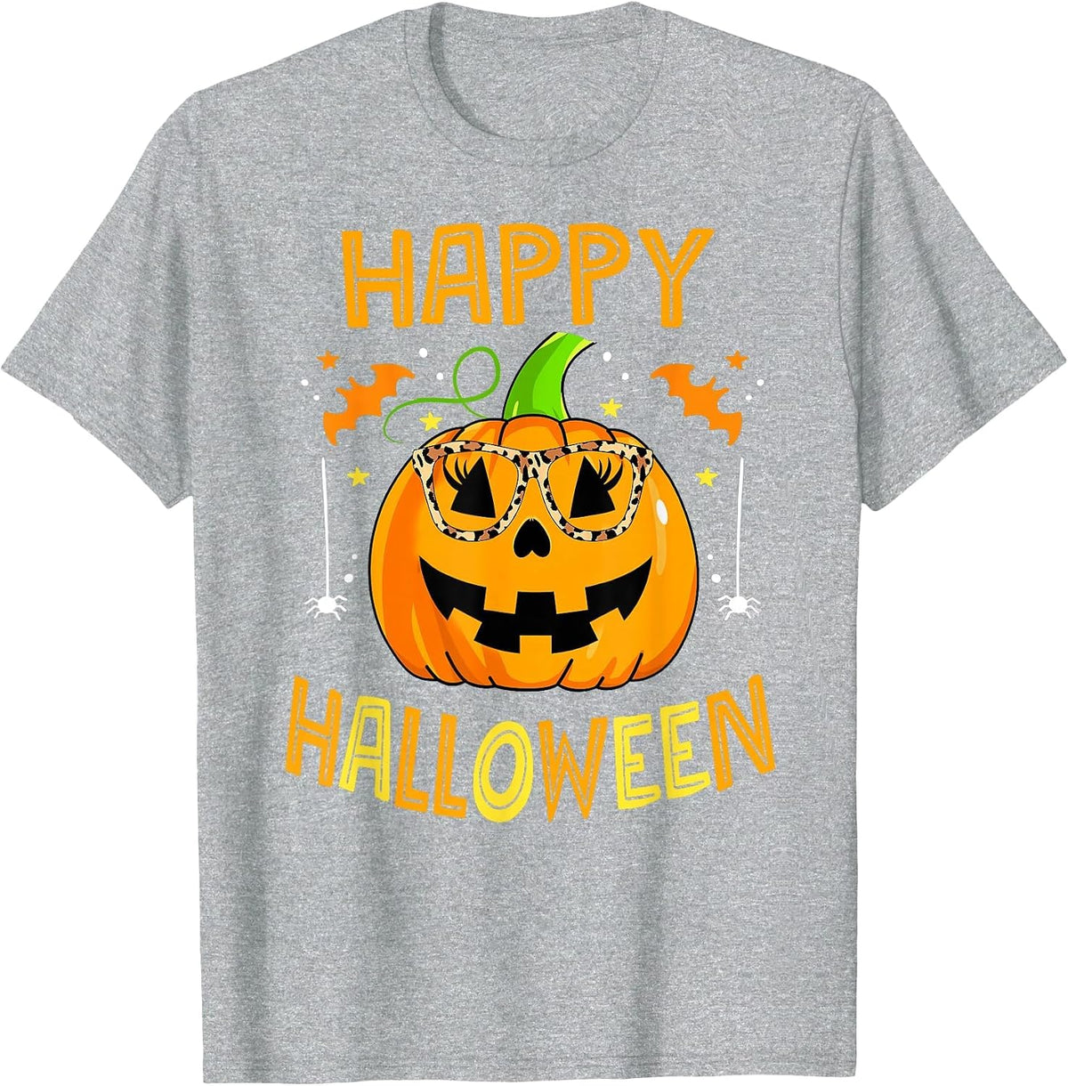 Trick Or Treat Halloween Funny Pumpkin Happy Halloween 2026 T-Shirt - Heather Grey