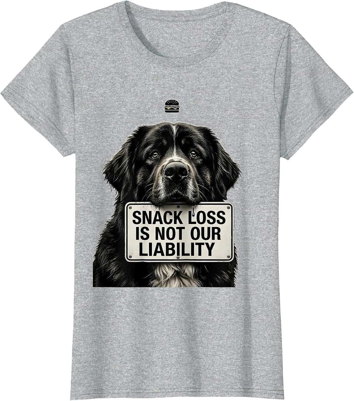 Snack Loss Is Not Our Liability Funny Great Pyrenees Dog Mom T-Shirt - Heather Grey