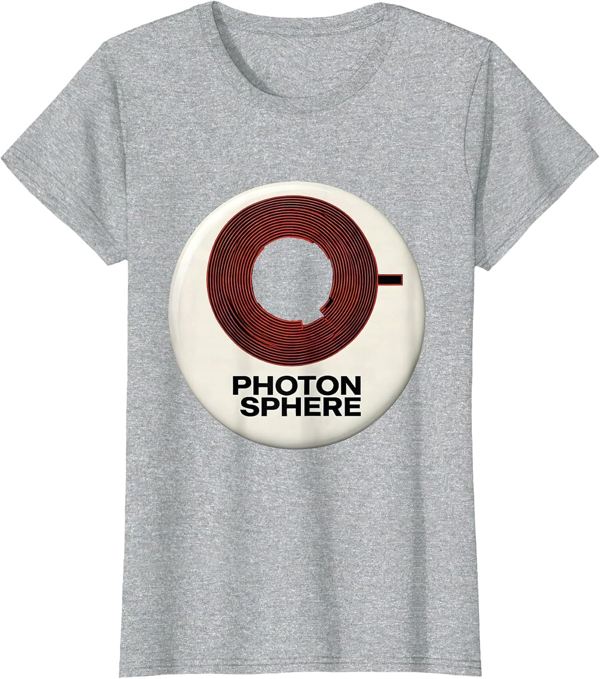 Women's Photon Sphere Swiss International Astrophysics Enthusiast T-Shirt - Heather Grey