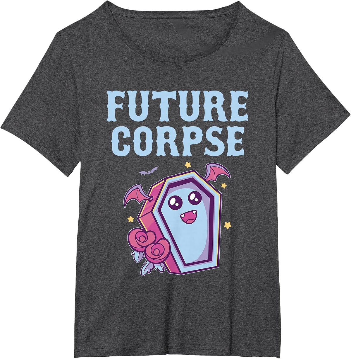Pastel Goth Lover Witch Aesthetic Wicca Kawaii Occult T-Shirt - Dark Heather Grey