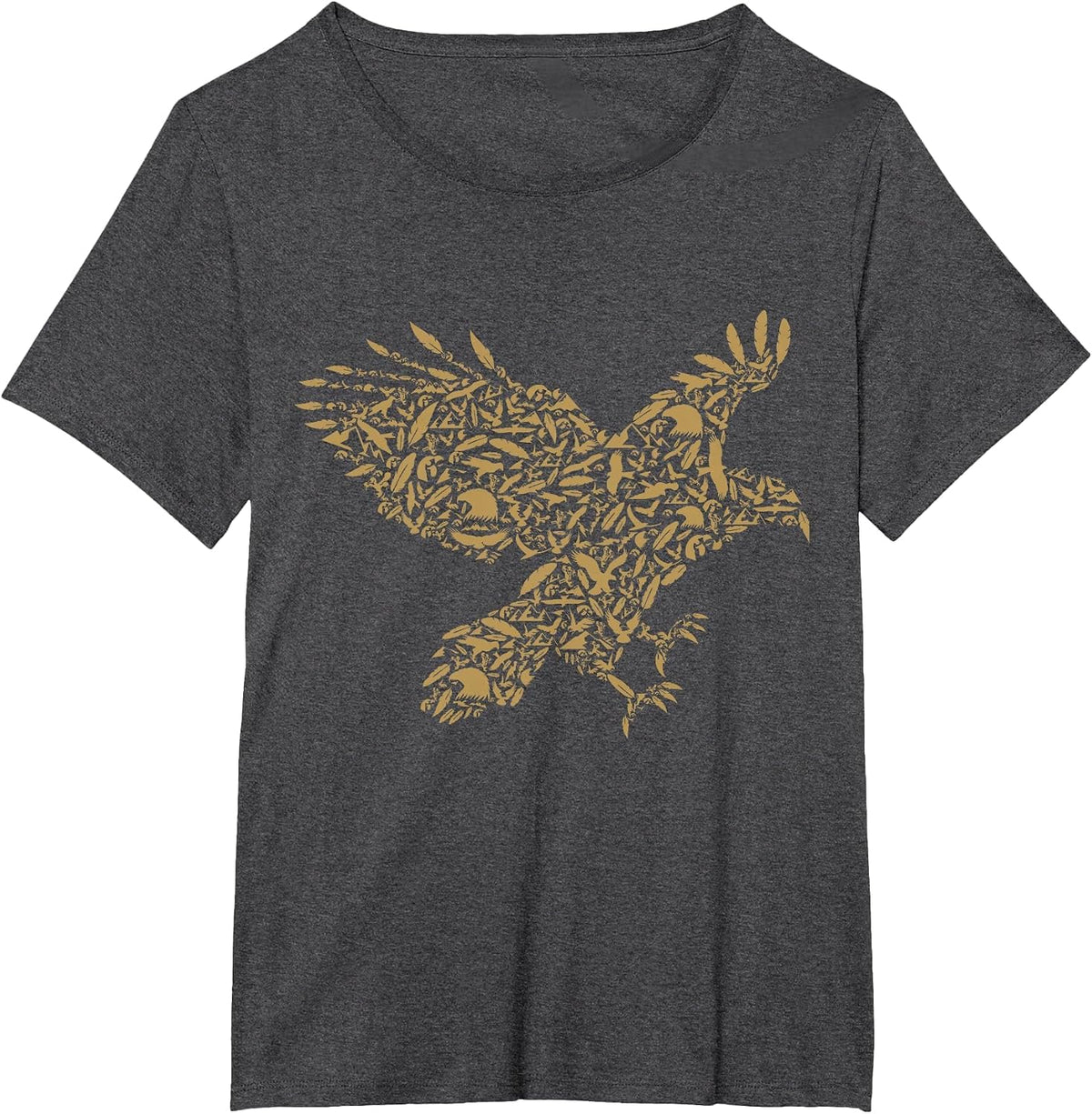 Eagle - Golden Eagle Tshirt T-Shirt - Dark Heather Grey