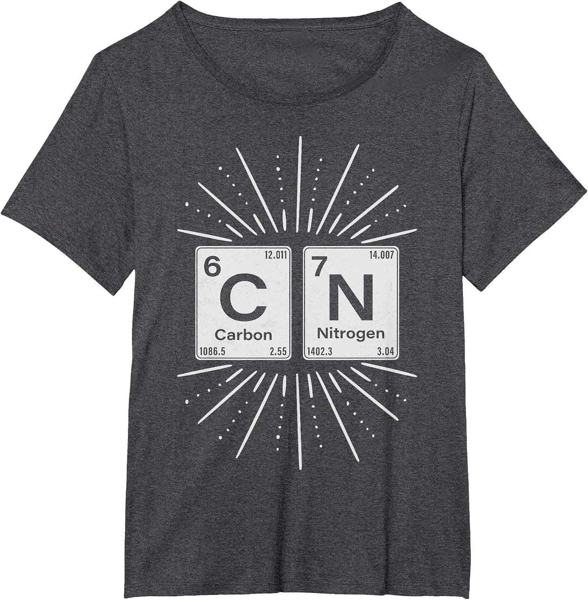 67 Meme Funny Science Chemistry Nerds Humor Periodic Table T-Shirt - Dark Heather Grey