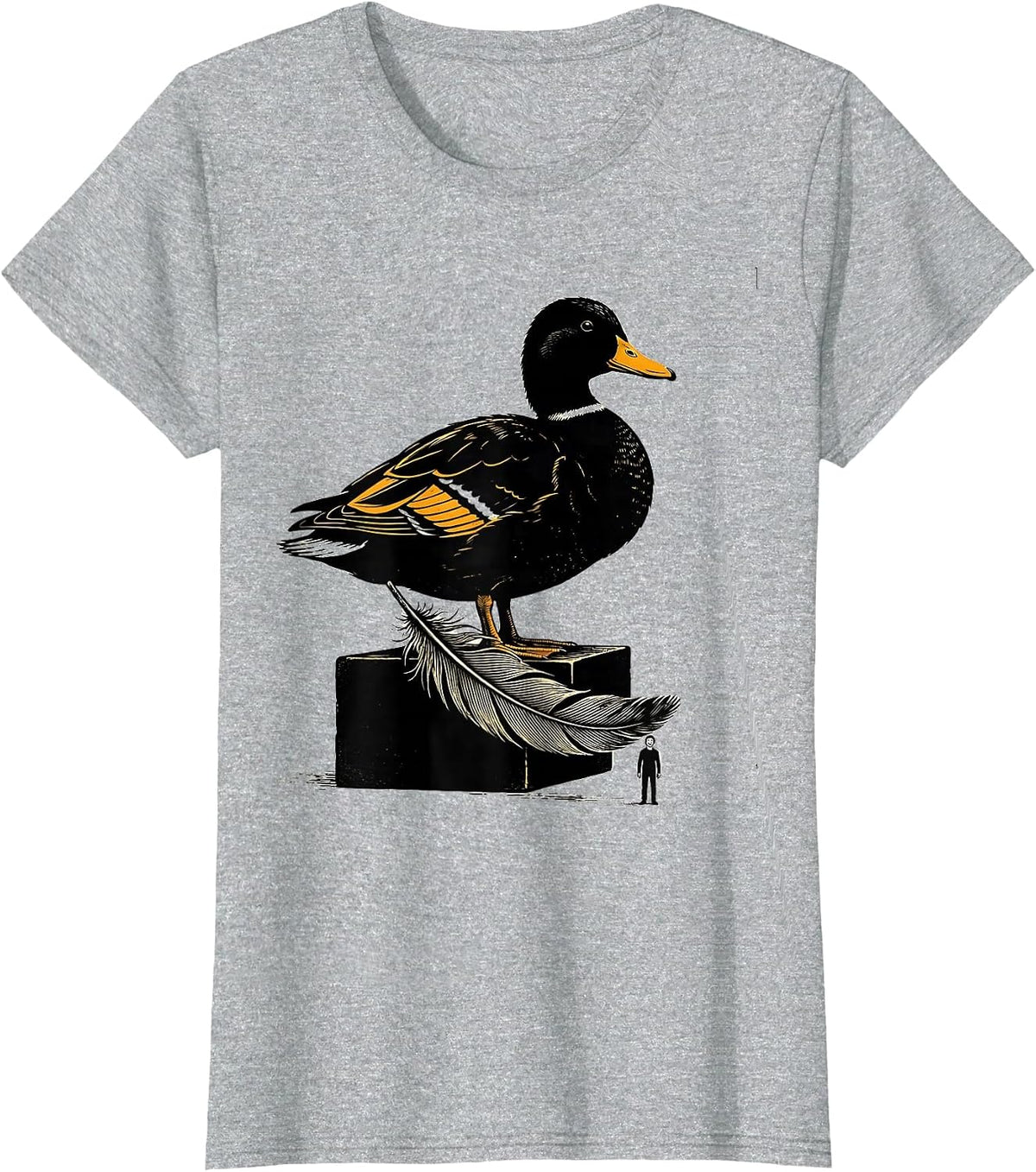 Duck Lover Always Be Yourself Unless You Can Be A Duck Humor T-Shirt - Heather Grey