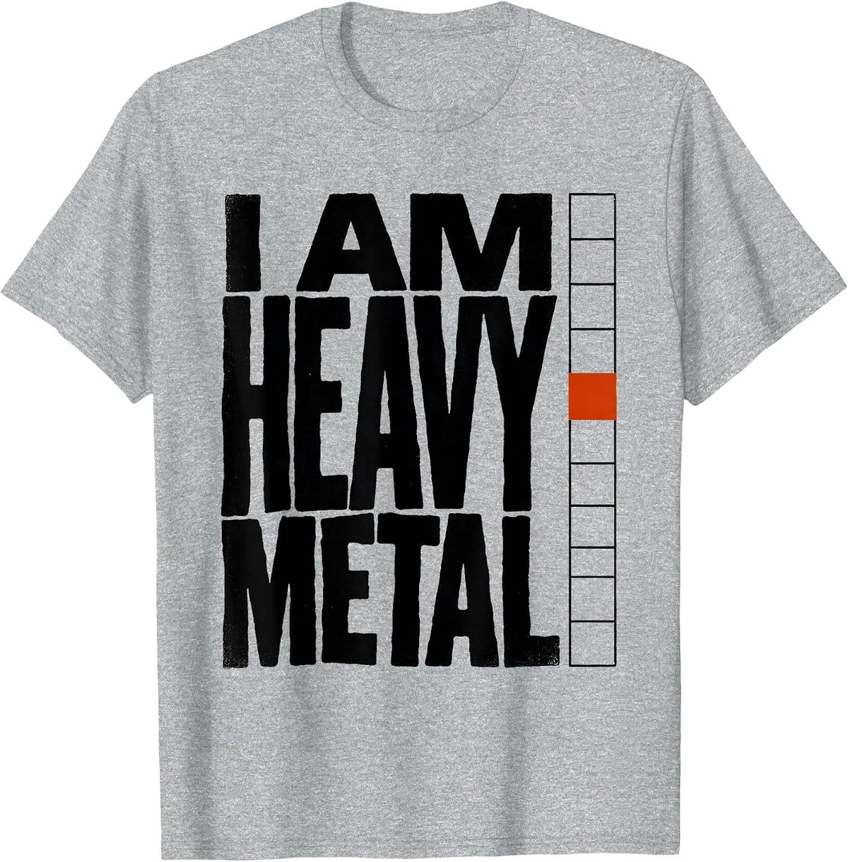 Men's I Am Heavy Metal Funny Chemistry Science Humor T-Shirt - Heather Grey